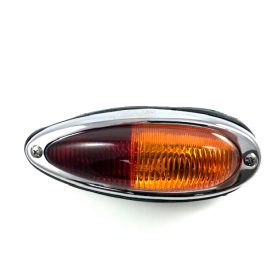 Tail light, Teardrop Assembly, Amber and Red, Concours Correct with OE markings (RIGHT) - 356A, 356B, 356C.  