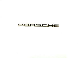 Badge / Emblem, Porsche (Gold), 2 studs, 200mm - 356B T6, 356C  
