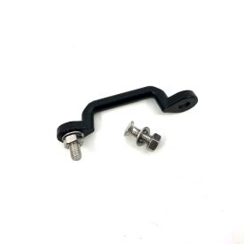 Spare Wheel Strap Clamp, Black with screws - all 356  