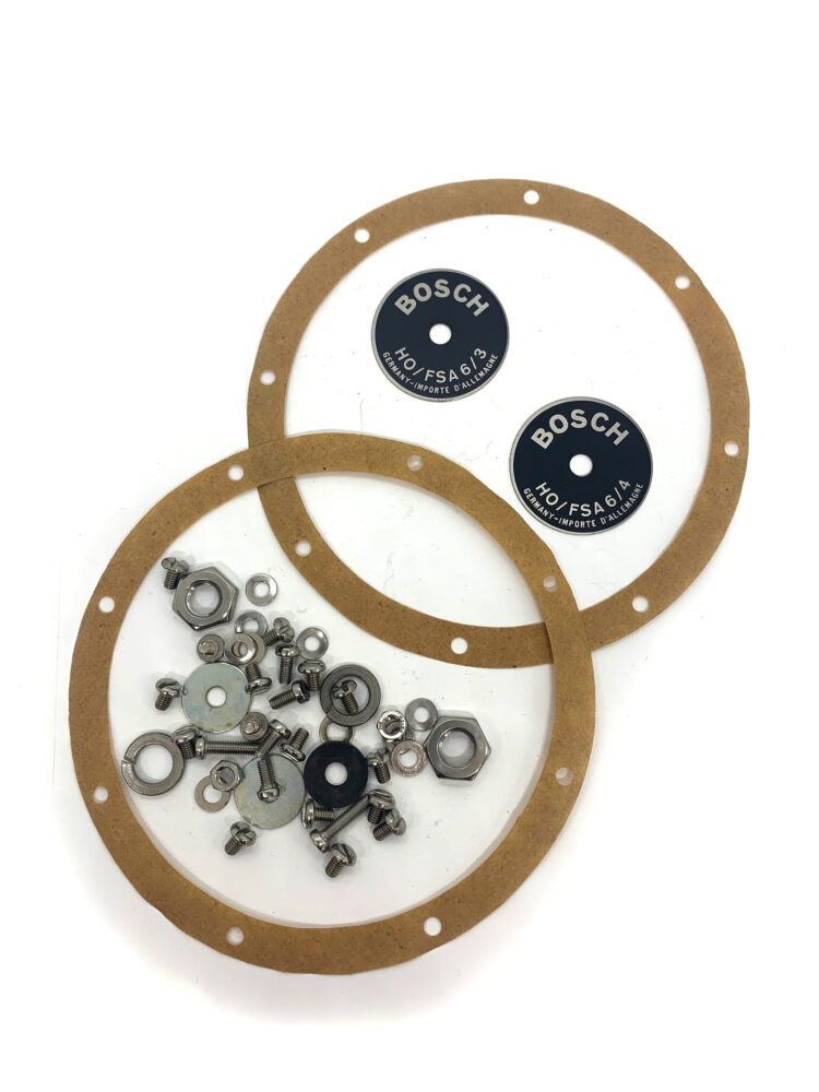 Horn Restoration Kit with Paper Gaskets (1-Hole data plate ) - 356