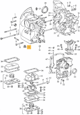 Engine, Crankcase Oil Drain Plug - all 356  