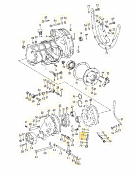 Gear Change / Shifter, Reverse Gear Lock Spring - 519, 644, 716, 741  
