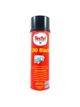 TECTYL 190 Black - Overpaintable, Stone Chipping Protection and sound deadening compound - 500ml aerosol  