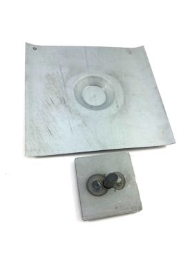 Floor Pan, Front (with thread cover) - (Simonsen Panel) - 356 (1950-May1952)   
