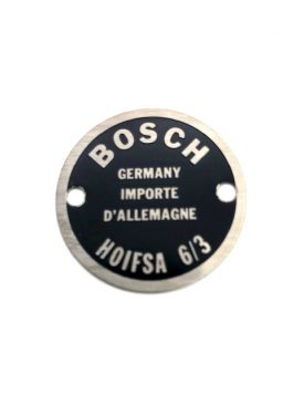 Horn Data Plate, Bosch, Double Hole, Right Horn - 356A 356B 356C  