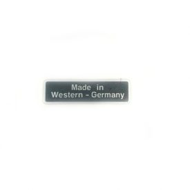Decal, Made in West Germany - all 356  
