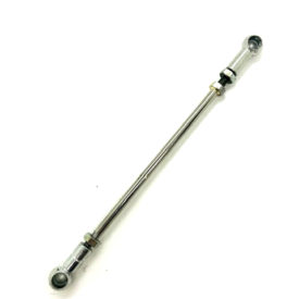 Accelerator / Throttle Linkage Push Rod with Ball Cups - Zenith 32NDIX & Solex 40PII-4.  