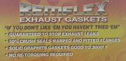 Exhaust / Muffler Manifold Gaskets to Head (RemFlex) (PACK OF 4)- all 356  