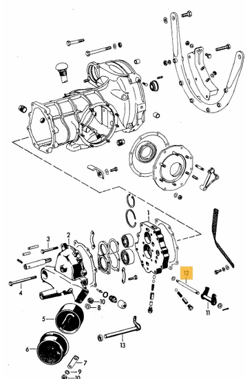 Gearbox / Transmission, Accelerator/Throttle Rod Bell Crank Shaft ...