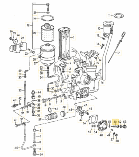 Oil Pump, Tacho Drive, 68mm Pinion Gear (Used) – 356, 356A  
