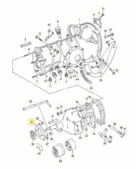 Gearbox / Transmission, 519 Front Mount - 356, 356A  