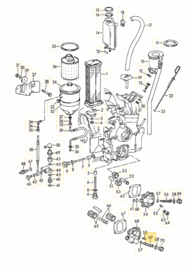 Oil Pump, Tacho Drive, 78mm Pinion Gear (Used) - 356B T6, 356C  