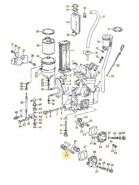 Oil Pump (Large), Upper Gear - 356B T6, 356C  