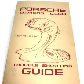 Book, Porsche Owners Club, Trouble Shooting Guide  