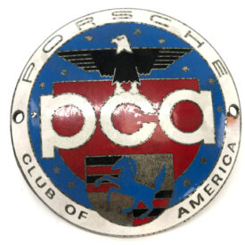 Badge / Emblem, Porsche Club America (PCA) - (Used Original)  