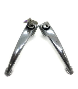Door Handles, Early Square Edge (Matched Pair), with 2 matched Keys (Used Original) - 356A T1½ (1957 only)  