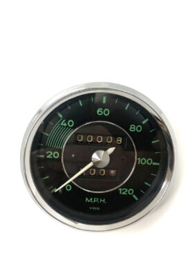 VDO Speedometer Gauge, 0-120MPH, (Date 12/58) (NOS) - 356A  